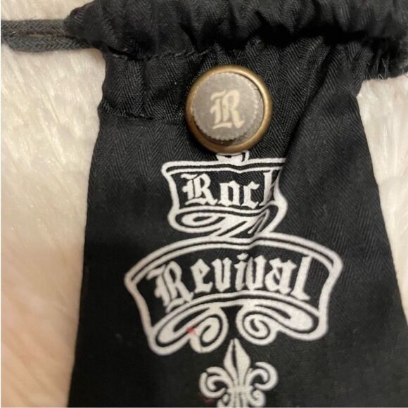 Rock Revival Replacement Button Metal Rhinestone Screw On CLEAR - Picture 2 of 8